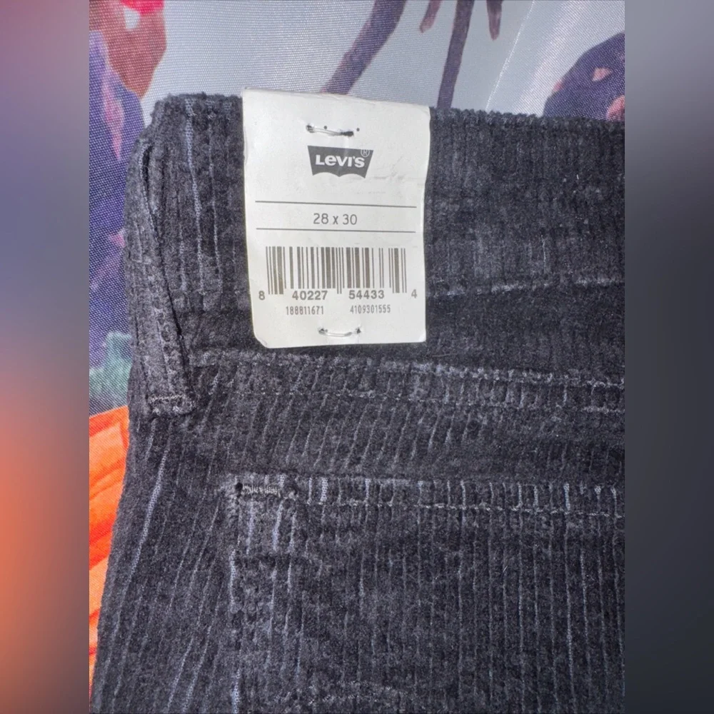 Levi's Women’s Black Corduroy 711 Skinny Irregular Pants NWT